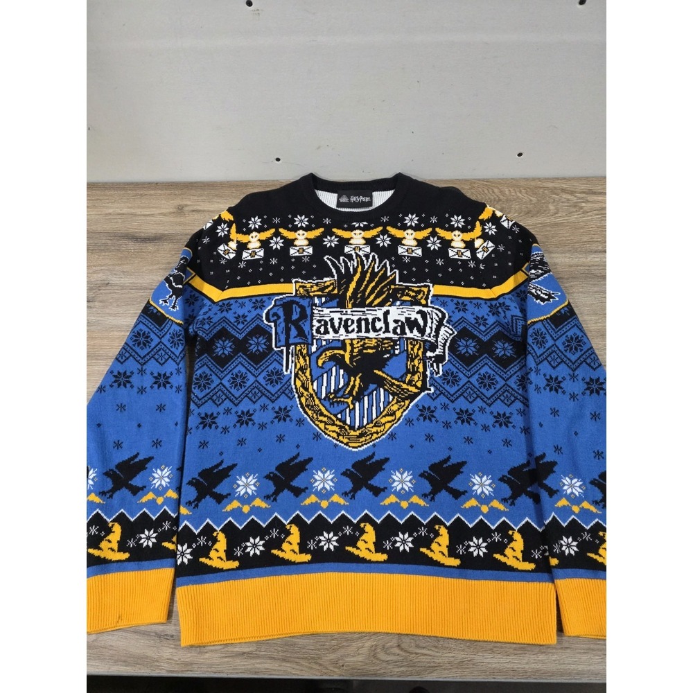 Wizarding World Harry Potter Ravenclaw Blue Sweater Size Large